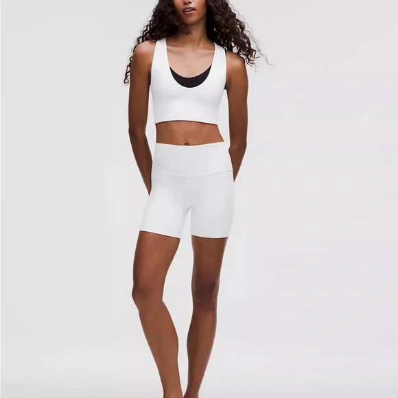 Lululemon Athletica White Cutout Crop Top - Picture 3 of 8
